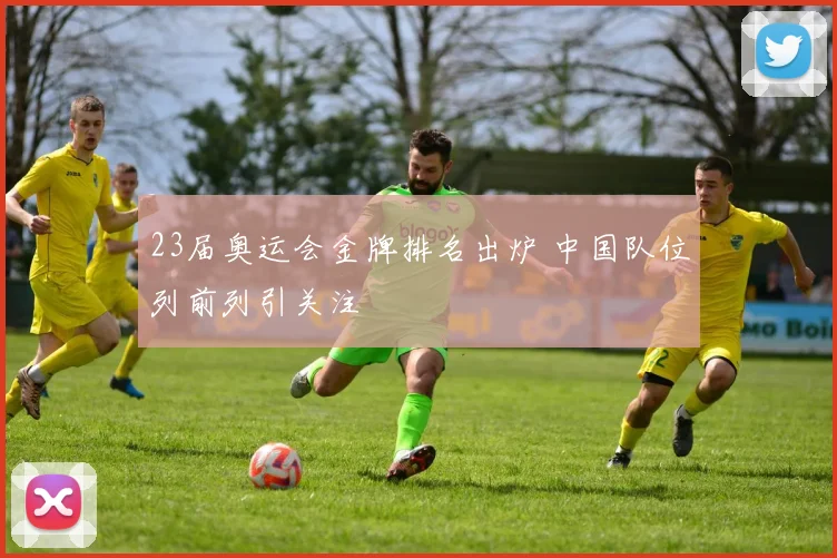 23届奥运会金牌排名出炉 中国队位列前列引关注